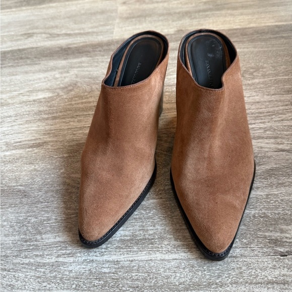 Banana Republic Western Suede Mules/size 8.5 - Picture 9 of 12